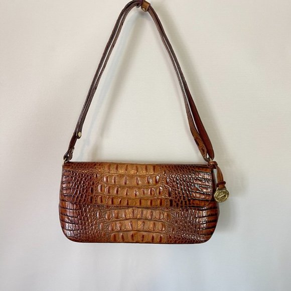 Brahmin Crocodile Cross Body Handbag - Picture 1 of 10